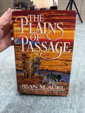 The Plains of Passage by Jean M. Auel (1990, Hardcover)